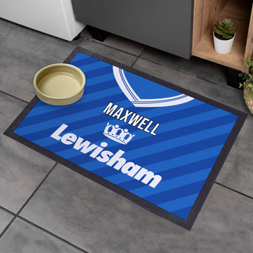 The Lions 1987 Home Shirt - Personalised Retro Door Mat - 60cm x 40cm