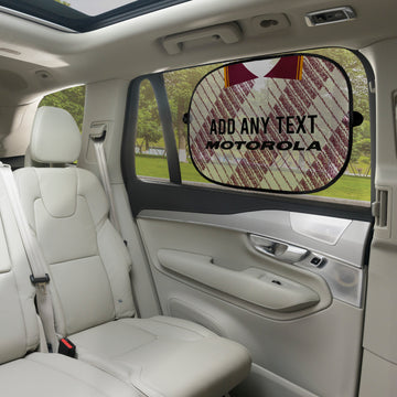 Motherwell 1992 Away Shirt - Personalised Retro Football Car Sun Shade - Set of 2