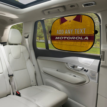Motherwell 1994 Home Shirt - Personalised Retro Football Car Sun Shade - Set of 2