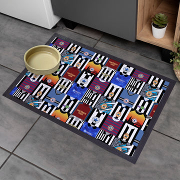 Newcastle Kit Montage - Retro Door Mat - 60cm x 40cm