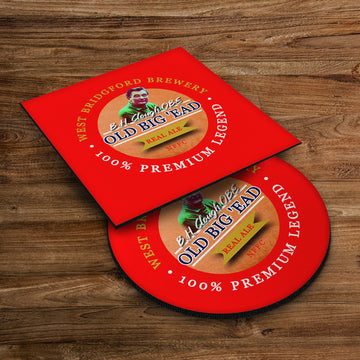 Nottingham Clough - Football Coaster - Square Or Circle