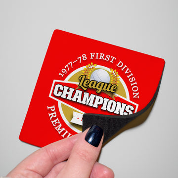Nottingham League Champions - Football Coaster - Square Or Circle