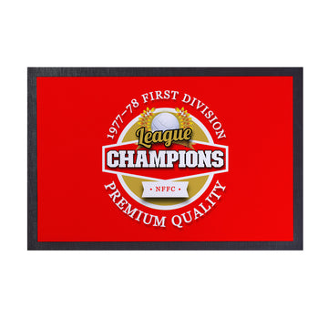 Nottingham League Champions - Football Legends - Door Mat -60cm X 40cm
