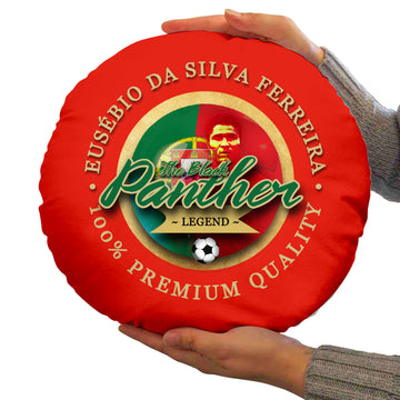 Portugal Eusebio - Legend Collection - Circle Cushion 14"