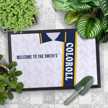 Preston 1994 Home Shirt - Personalised Retro Door Mat - 60cm x 40cm