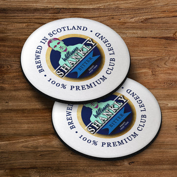 Preston Shankly - Football Coaster - Square Or Circle