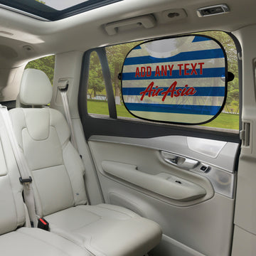 QPR 2015 Home Shirt - Personalised Retro Football Car Sun Shade - Set of 2