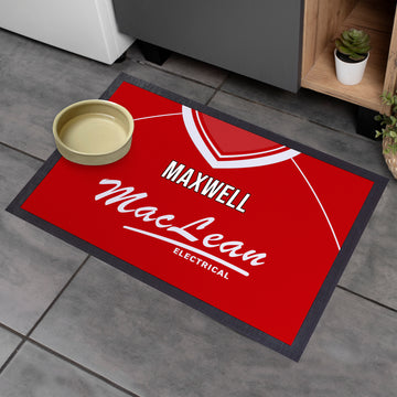Ross County 2000 Away Shirt - Personalised Retro Door Mat - 60cm x 40cm