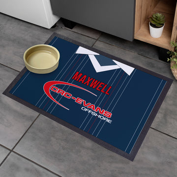 Ross County 2015 Home Shirt - Personalised Retro Door Mat - 60cm x 40cm