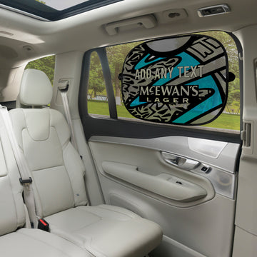 Rangers 1995 Goal keeper Shirt - Personalised Retro Football Car Sun Shade - Set of 2