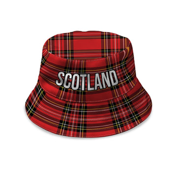 Red Tartan Bucket Hat