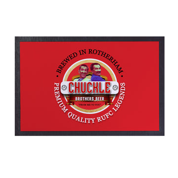 Rotherham Chuckle - Football Legends - Door Mat -60cm X 40cm