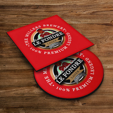 Rotherham Lefondre - Football Coaster - Square Or Circle