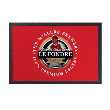 Rotherham Lefondre - Football Legends - Door Mat -60cm X 40cm