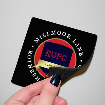 Rotherham Millmoor - Football Coaster - Square Or Circle