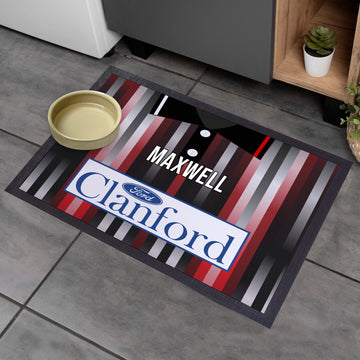 St Mirren 1994 Away Shirt - Personalised Retro Door Mat - 60cm x 40cm
