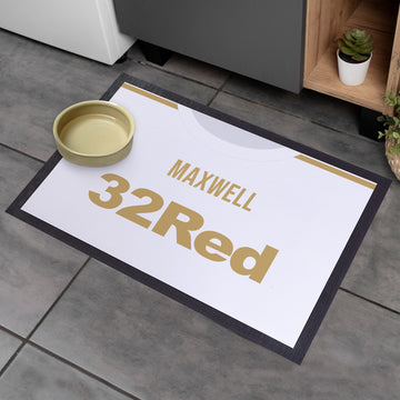 Swansea 2012 Home Shirt - Personalised Retro Door Mat - 60cm x 40cm