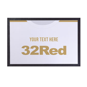 Swansea 2012 Home Shirt - Personalised Retro Door Mat - 60cm x 40cm