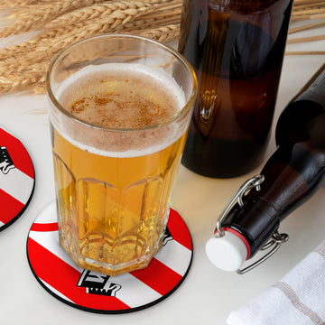 Sheffield 1990 Home Shirt - Personalised Drink Coaster - Square Or Circle