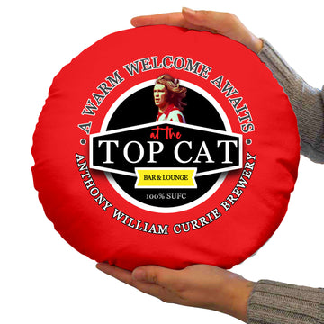 Sheffield Tony Currie - Football Legends - Circle Cushion 14"