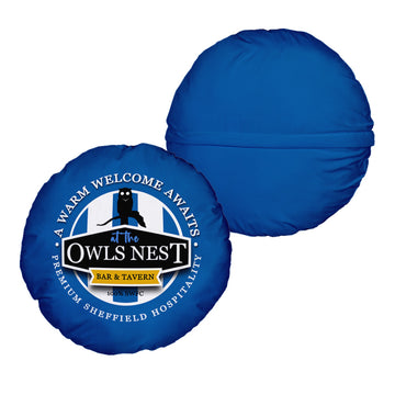 Wednesday Owls Nest - Football Legends - Circle Cushion 14"