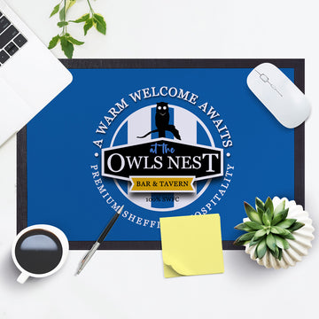 Wednesday Owls Nest  - Football Legends - Door Mat -60cm X 40cm