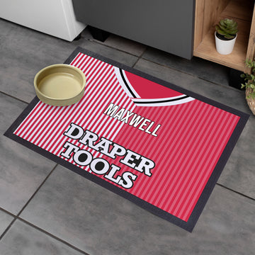 Soton 1987 Home Shirt - Personalised Retro Door Mat - 60cm x 40cm