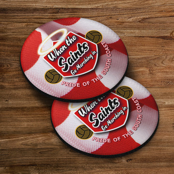 Soton Saints - Football Coaster - Square Or Circle
