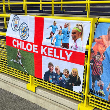 England St George Flag with sleeve - Add Images and Text - 4 Sizes!