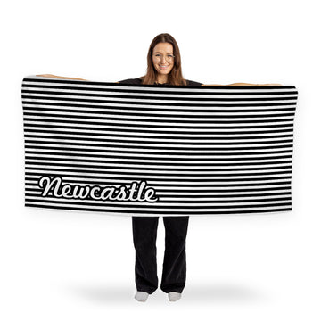 Newcastle - Stripes - Microfibre Retro Beach Towel - 150cm x 75cm