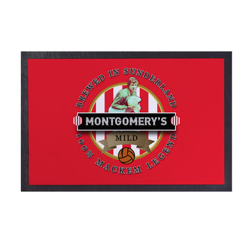 Sunderland Montgomery - Football Legends - Door Mat -60cm X 40cm