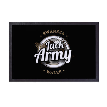 Swansea Jack Army - Football Legends - Door Mat -60cm X 40cm