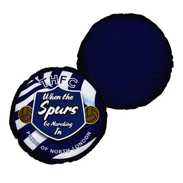 Totts Marching - Football Legends - Circle Cushion 14"