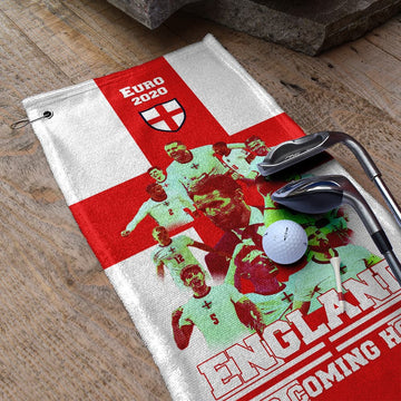 Football Art England Euro 2020 - Golf Towel