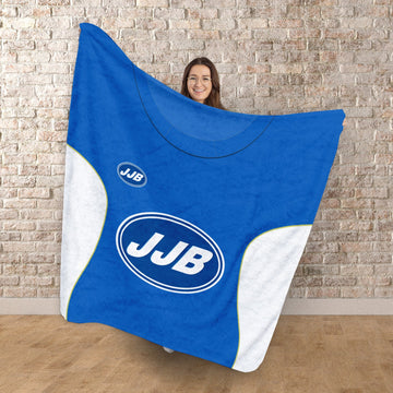 Wigan- 2006 Home Shirt - Personalised Retro Fleece Blanket