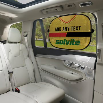 Watford  1986 Home Shirt - Personalised Retro Car Sun Shade