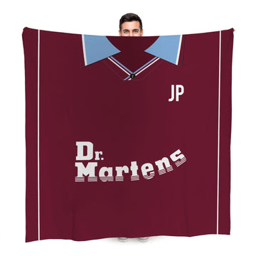 West Ham United FC - 2000 Home Shirt - Retro Fleece Blanket