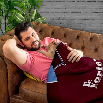 West Ham United FC - 2000 Home Shirt - Retro Fleece Blanket