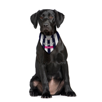 West Bromwich 2007 Home Shirt - Personalised Pet Bandana - 4 Sizes