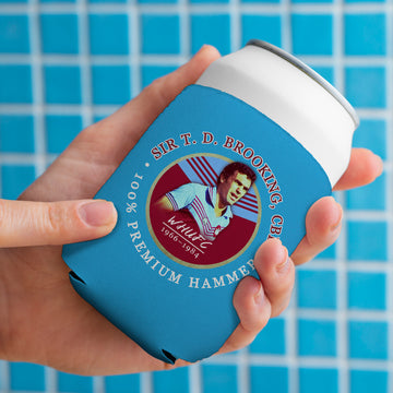 West Ham Brooking - Football Legends - Can Cooler