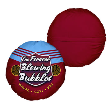 West Ham Bubbles - Football Legends - Circle Cushion 14"