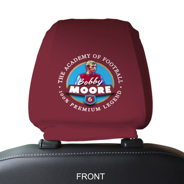West Ham Moore - Football Legends - Headrest Cover