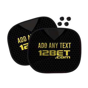 Wigan 2013 Away Shirt - Personalised Retro Football Car Sun Shade - Set of 2