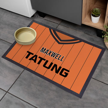 Wolverhampton 1982 Home Shirt - Personalised Retro Door Mat - 60cm x 40cm