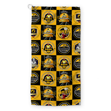 Wolverhampton - Football Legends - Retro Lightweight, Microfibre Golf Towel