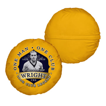 Wolverhampton Billy Wright - Football Legends - Circle Cushion 14"
