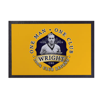 Wolverhampton Billy Wright - Football Legends - Door Mat -60cm X 40cm