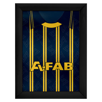 Aberdeen Away 1993 Shirt - A4 Personalised Metal Sign Plaque