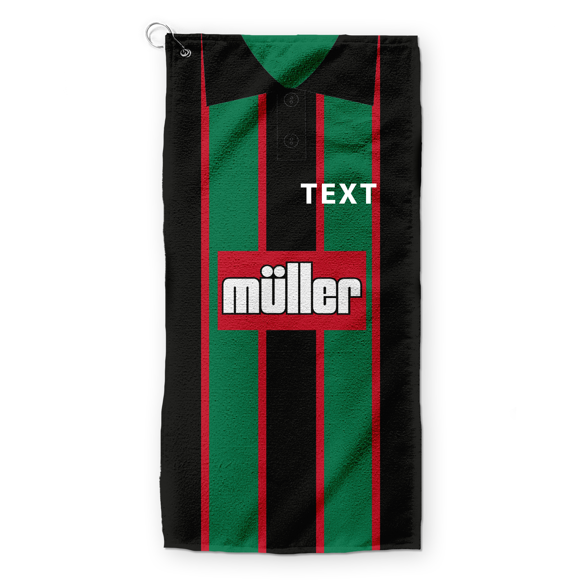 Holte Enders Retro 1993 Home Shirt Towel – Personalised Vintage Beach Towel, UK Made