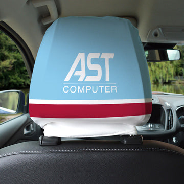 Aston Villa 1998 Away - Retro Football Shirt - Pack of 2 - Car Seat Headrest Covers